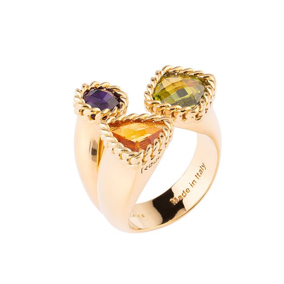 Rebecca Colorful Bronze online Ring